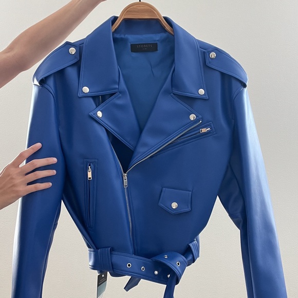 Storets Emma Pleather Rider Jacket Biker Style - Picture 2 of 7